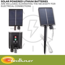 Faulkner 53025 Patio Mat with LED Lights and Solar Panel — image 5