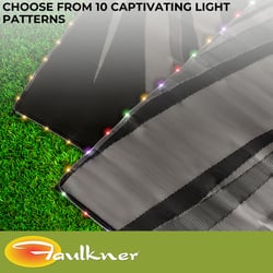 Faulkner 53025 Patio Mat with LED Lights and Solar Panel — image 4