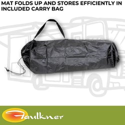 Faulkner 53025 Patio Mat with LED Lights and Solar Panel — image 6