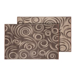 Picture of Faulkner 68859 RV Work and Play Mat Swirl Pattern Brown/Beige 3x6 ft