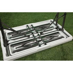Faulkner 69863 Folding Picnic Table with Nesting Benches — image 4