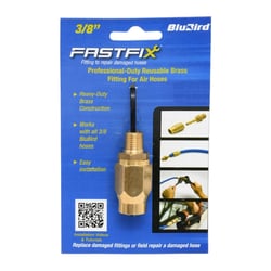 Picture of BluBird FFFX38 Air Hose Repair Fitting 3/8" with 1/4" MNPT