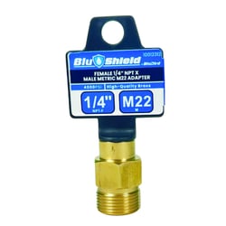 Picture of Blushield PWA009 Male Metric to 1/4" Female Pipe Thread Pressure Washer Adapter