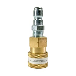 Picture of Blushield PWA010 1/4" Quick Disconnect Pressure Washer Adapter Plug to Male NPT