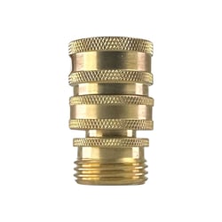 Picture of Blushield PWA018 Quick Disconnect Garden Hose Adapter Set Brass 3/4 Inch