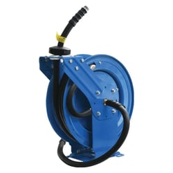 Picture of OilShield OSFHR3450 3/4" x 50' Rubber Fuel Transfer Hose with Heavy Duty Single Arm Reel