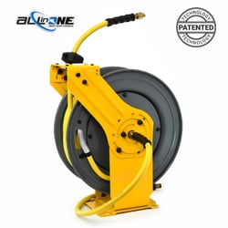Picture of OilShield OSRDA1250-AIO Dual-Arm Air Hose Reel 1/2" x 50' Heavy-Duty Steel