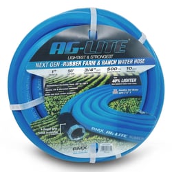 Picture of AG-Lite ALONE50 1" x 50' Heavy Duty Rubber Water Hose Assembly