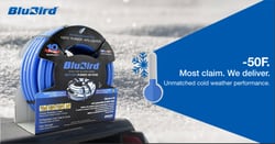 Picture of BluBird BB1225 Rubber Air Hose Assembly 1/2" x 25 Feet
