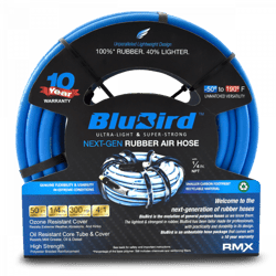Picture of BluBird BB1450 Rubber Air Hose Assembly 1/4" x 50' 300 PSI