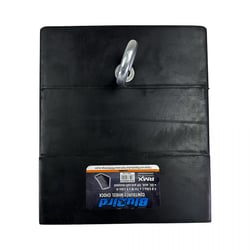 Picture of BluBird BBRWC04 Contoured Rubber Wheel Chock with Eye Bolt