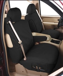 Picture of Covercraft SS3498PCCH Polycotton SeatSaver Custom Front Seat Cover Charcoal