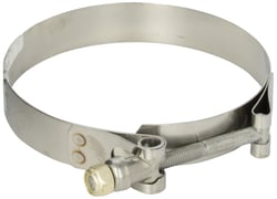 Picture of Trident Marine 720-3120 Stainless Steel T-Bolt Hose Clamp 3/4" Band 3.78-4.09" Range