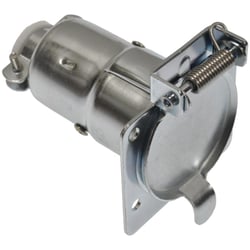 Picture of Pollak 7WB-100V 7-Way Blade Connector Metal Vehicle End Socket