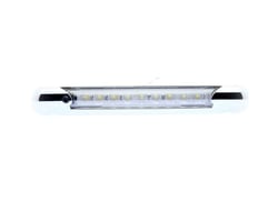 Picture of Optronics ILL70CCSBAWN 11" LED Interior Light Strip with Switch 12V Clear Lens Cream
