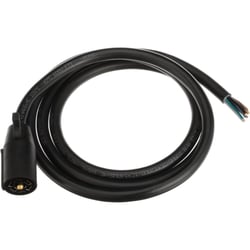 Picture of Pollak 10-117V 7-Blade Trailer End RV Plug with 8' Harness