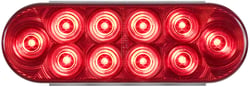 Picture of Optronics STL72RMBP 6" Oval LED Stop Turn Tail Light with Weathertight Plug