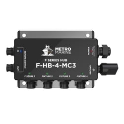 Picture of Metro Marine F-HB-4-MC3 Single Color LED Hub 4 Output Marine Lighting Controller