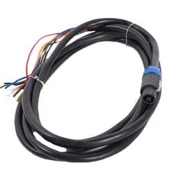 Picture of Roswell Marine C910-5021 Tower Wiring Harness 8-Wire 16AWG 15ft with Speakon Connectors