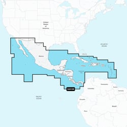 Picture of Navionics 010-C1459-30 Central America & Caribbean Marine Chart Card