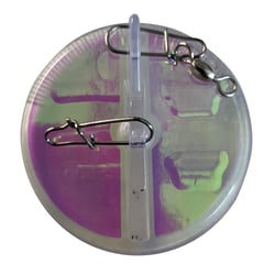 Picture of Luhr-Jensen 5560-030-2507 Dipsy Diver 2-1/4" Directional Trolling Diver Clear UV Moon Jelly