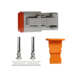 Picture of Pacer Performance TDT06F-2RS DT Deutsch Plug Repair Kit 14-18 AWG 2 Position