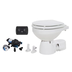 Picture of Jabsco 38245-3094RSP Quiet Flush E2 Raw Water Marine Toilet Compact Bowl 24V