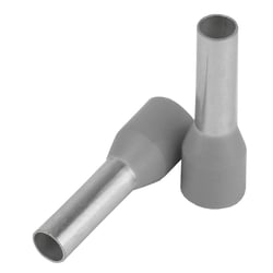 Picture of Pacer Performance TFRL12-10MM-25 Grey 12AWG Wire Ferrule 10mm - 25 Pack