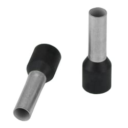 Picture of Pacer Performance TFRL10-12MM-25 Black 10 AWG Wire Ferrule 12mm - 25 Pack