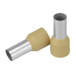 Picture of Pacer Performance TFRL2-16MM-10 Insulated Wire Ferrules 2 AWG 16mm Beige 10-Pack