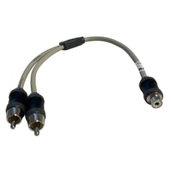 Picture of Marine Audio VMCRCA1F2M RCA Y Adapter 1 Female to 2 Male Twisted Pair