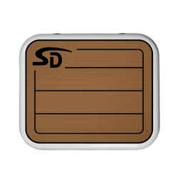Picture of SeaDek 53637-80093 YETI Roadie 24 Cooler Pad 6mm Teak Mocha/Black