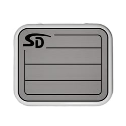 Picture of SeaDek 53637-80066 YETI Roadie 24 Cooler Pad 6mm Teak Storm Gray/Black
