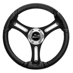 Picture of Schmitt Marine Steering Wheels PU031104-12R Torcello 14" Marine Steering Wheel 3/4" Tapered Shaft Black