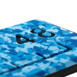 Picture of SeaDek 53584-80336 48" Routed Ruler 6mm Brushed Aqua Camo/Black Marine Traction Pad