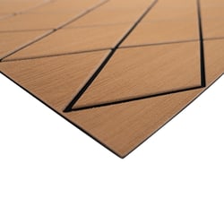 Picture of SeaDek 56411-80093 Marine Flooring Sheet 40x80 inch 6mm Two-Tone Diamond Pattern Mocha/Black