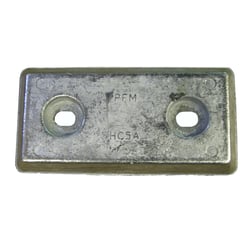 Picture of Performance Metals HC5A Aluminum Hull Anode with Red Spot Wear Indicator