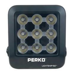 Picture of Perko 1643050F0B Lightship 50 High Performance LED Floodlight - 7,500 Lumens, Black