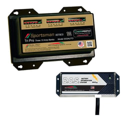 Picture of Dual Pro SS3AUTO/BOS12V2 3-Bank Lithium/AGM Battery Charger with 2-Bank B.O.S. System