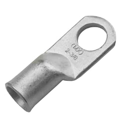 Picture of Pacer Performance TAE2-38R-10 Tinned Copper Lug 2 AWG 3/8" Stud 10-Pack