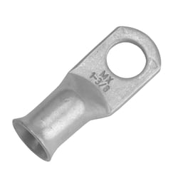 Picture of Pacer Performance TAE1-38R-10 Tinned Copper Lug 1 AWG 3/8" Stud 10-Pack