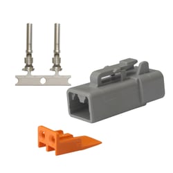 Picture of Pacer Performance TDTP06F-2RS DTP Deutsch Plug Repair Kit 2 Position 10-14 AWG