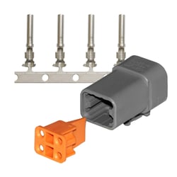 Picture of Pacer Performance TDTP06F-4RS DTP Deutsch Plug Repair Kit 4 Position 10-14 AWG