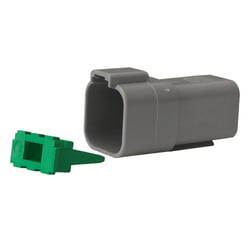 Picture of Pacer Performance TDT04-6P-5 Deutsch DT 6-Position Receptacle & Wedge Lock Kit 5-Pack