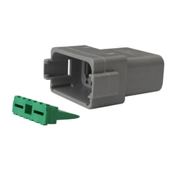Picture of Pacer Performance TDT04-12P-5 Deutsch DT 12-Position Receptacle & Wedge Lock Kit 5-Pack