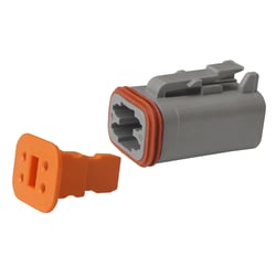Picture of Pacer Performance TDT06-4S-10 Deutsch DT 4-Position Plug & Wedge Lock Connector Kit 10-Pack