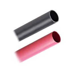 Picture of Pacer Performance BHW3/4-3BKRD Heavy Wall Heat Shrink Tubing 3/4" x 3" Black/Red 2-Pack