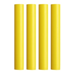 Picture of Pacer Performance BEHS3/4-12YL-4 Battery Cable Heat Shrink Tubing 3/4" x 12" Yellow 4-Pack
