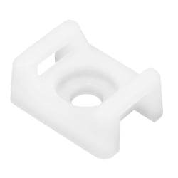 Picture of Pacer Performance CTM3S10-100 Screw Down Cable Tie Mount #10 Natural 100-Pack