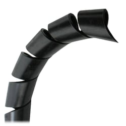 Picture of Pacer Performance BSW1BK-100 1" Spiral Wrap Black 100ft Roll Wire Cable Protection